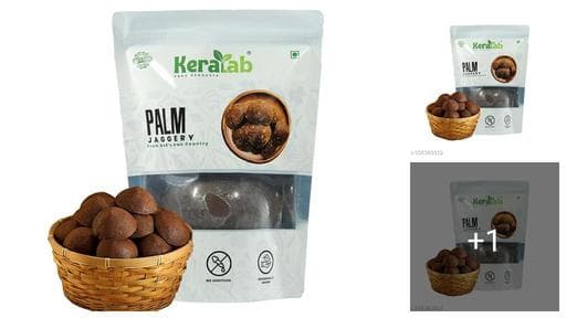 Keralab | 100% Pure Palm Jaggery (Karupatti) 800 Gm| Palm jaggery | Nolen Gur | Khajur Gud | Patali Gur | Panavellam | No Preservatives