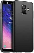 Caseonics Mobile Back Cover for Samsung Galaxy J8, J810F/Ds, J810G/Ds, J810Y/Ds (Smooth Silicone|CameraProtection|Black HC1208)