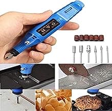 Diy Crafts Manicure Pedicure Drill Sander Pen Nail Art Grinder With Multi Sanding Bits and Power Adapter, # 5, Nail Art Drill (Multicolor)