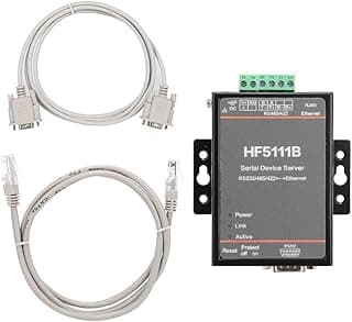 HF-5111B Series Network Server 3 in 1 RJ45 RS232/RS485/RS422 A Serial Ethernet DTU Server Serial With Serial Cable And Network Cable